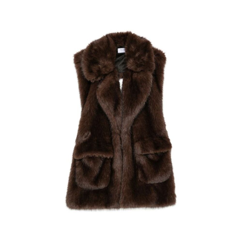 Le Sully Studio Brown Jackets - Faux Fur & Shearling Jackets Women